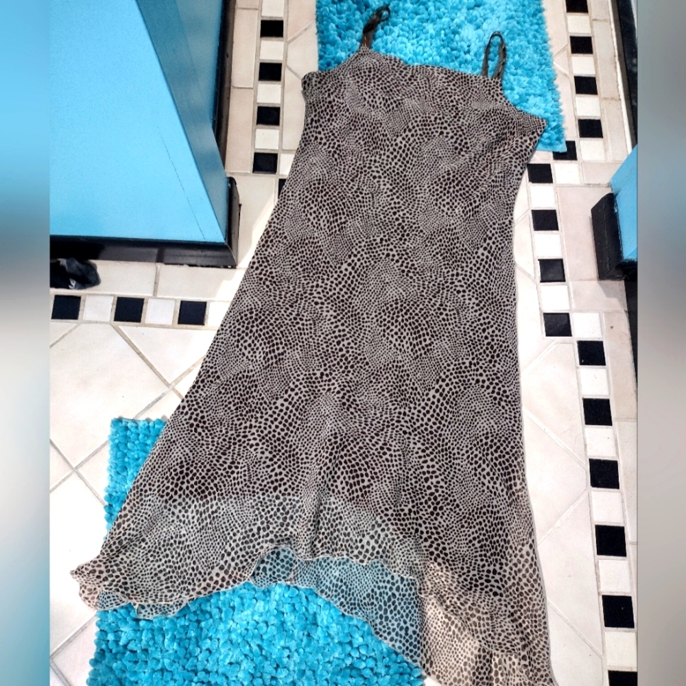 Cheetah print dress
